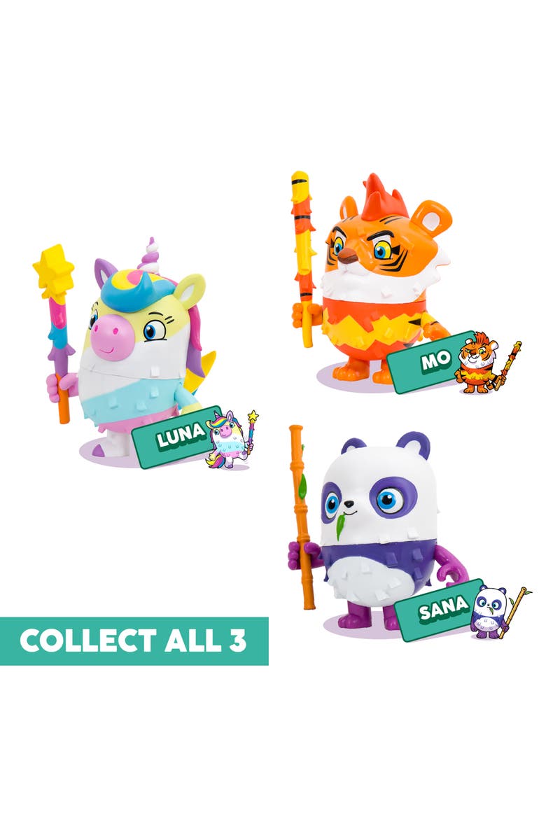 Pinata Box Mo The Tiger 5 Inch Pinata Character Figure, Alternate, color, Multicolored