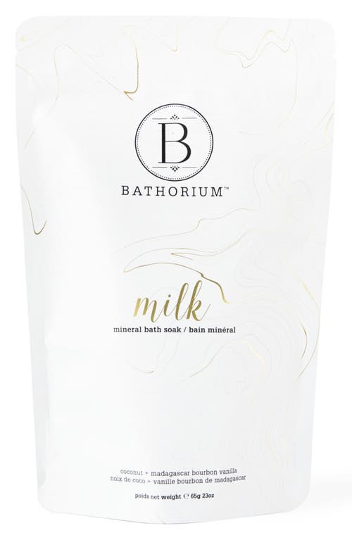 Bathorium Milk Mineral Bath Soak In No Color