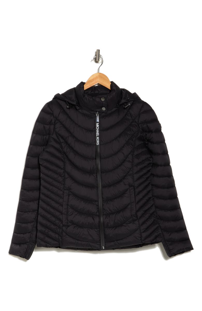 Michael Kors Packable Hooded Puffer Jacket, Alternate, color,