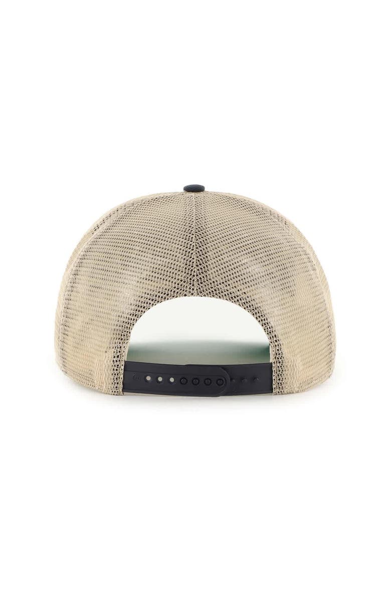 '47 Men's '47  Navy Michigan Wolverines Pomona Mesh Hitch Adjustable Trucker Hat, Alternate, color, Navy