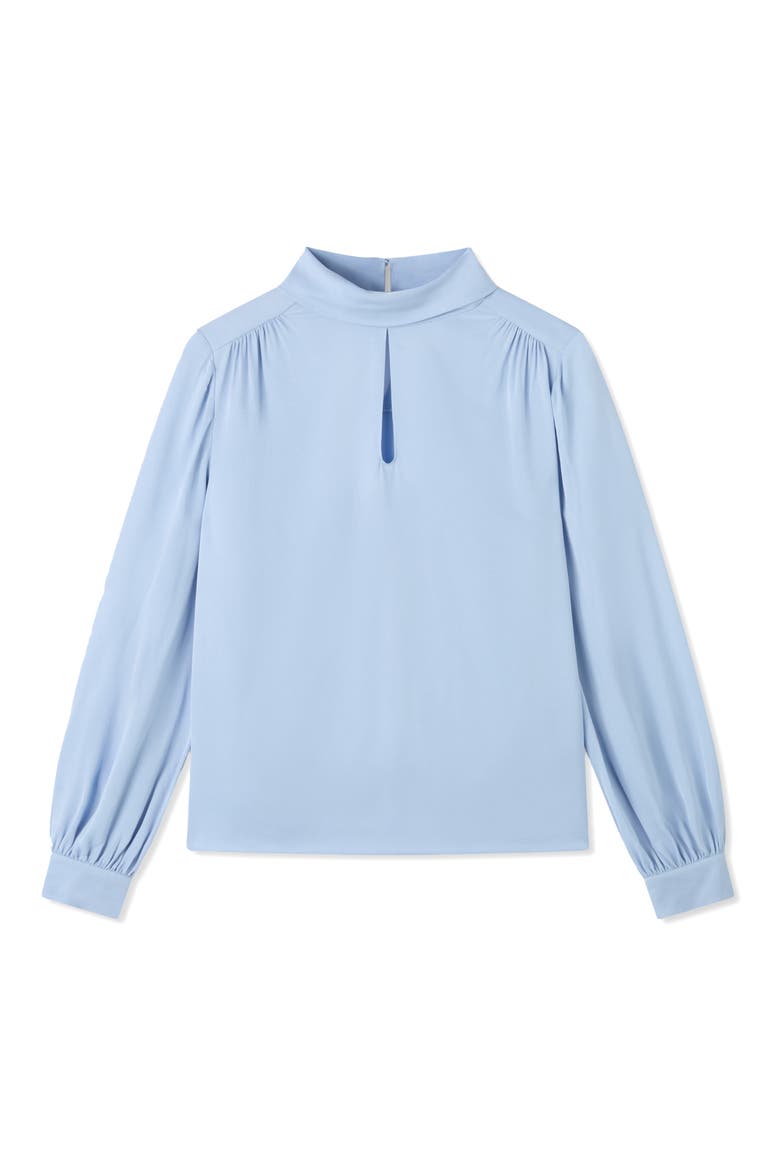 Sally Cowl Neck Top, Alternate, color, BLUE