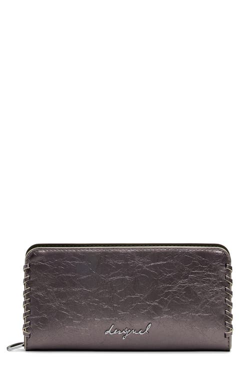 Long Faux Leather Wallet