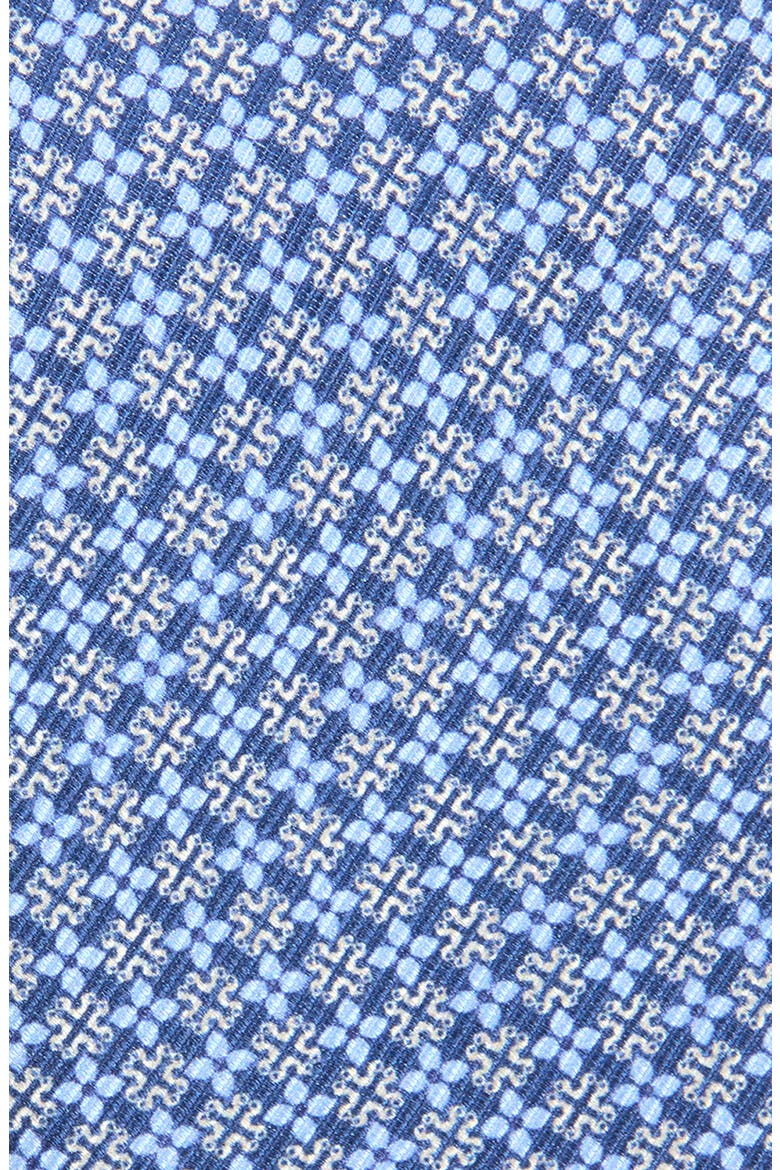 Neat Silk Tie, Alternate, color, NAVY