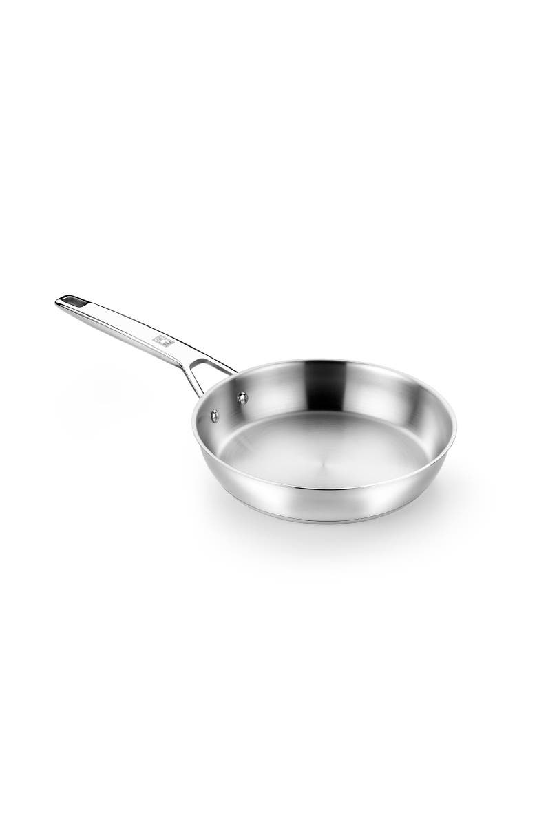 BRA Cookware Signature Stainless Steel Professional Frypan, 11-Inch, Main, color, Silver