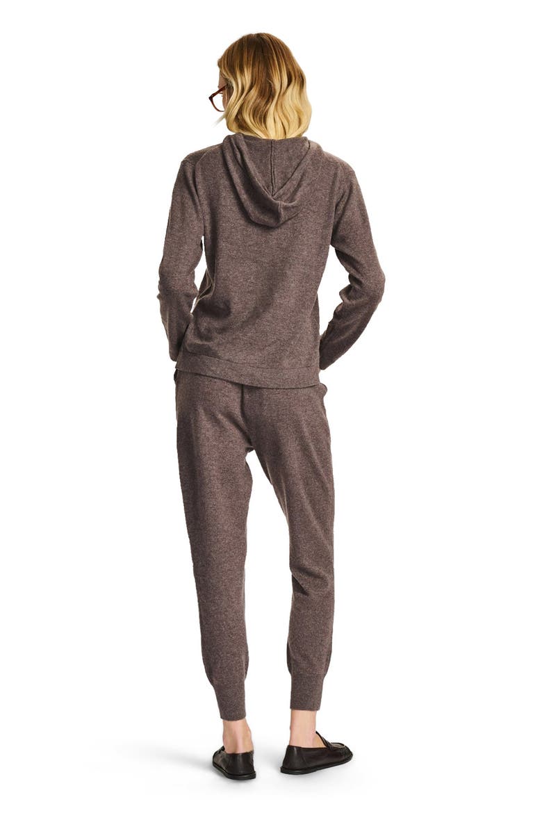 Signature Cashmere Hoodie, Alternate, color, Cacao