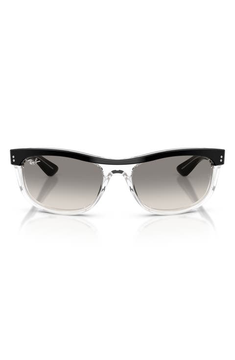 62mm Balorama Gradient Rectangle Sunglasses