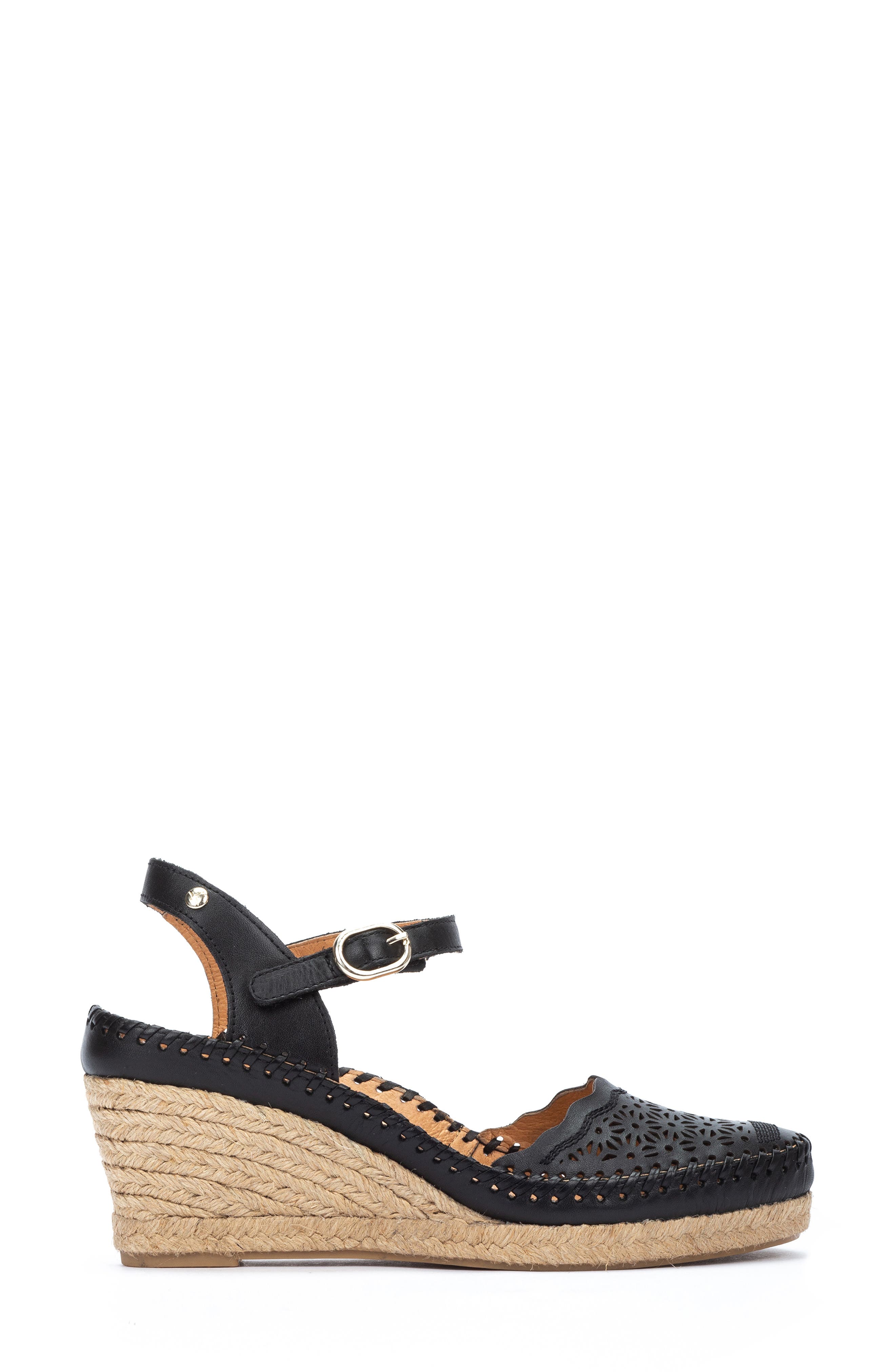 PIKOLINOS Vila Espadrille Wedge, Alternate, color, Black