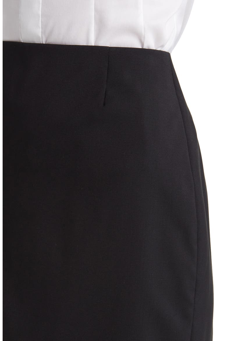 VIileah Virgin Wool Pencil Skirt, Alternate, color, BLK