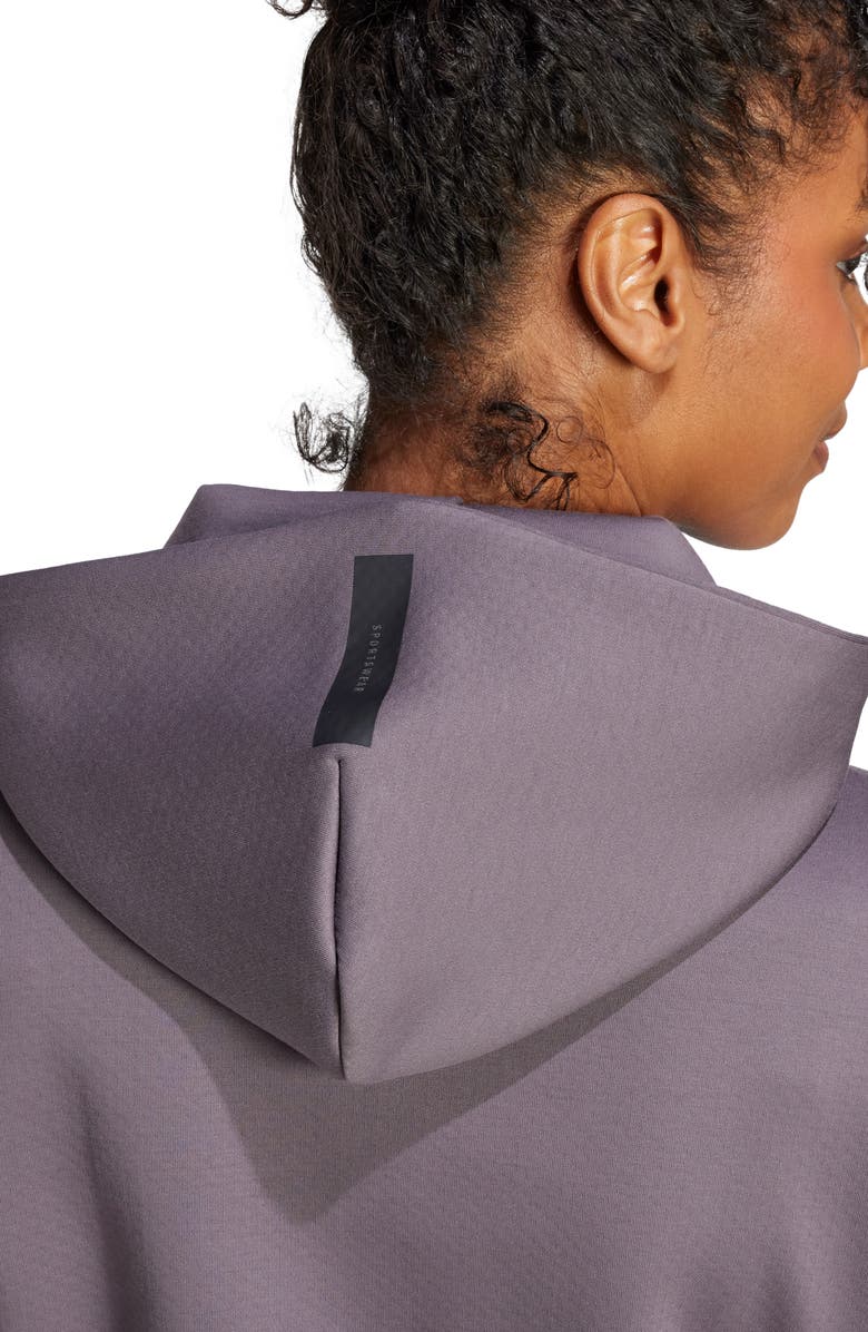 adidas Primeknit Zip Hoodie, Alternate, color, 