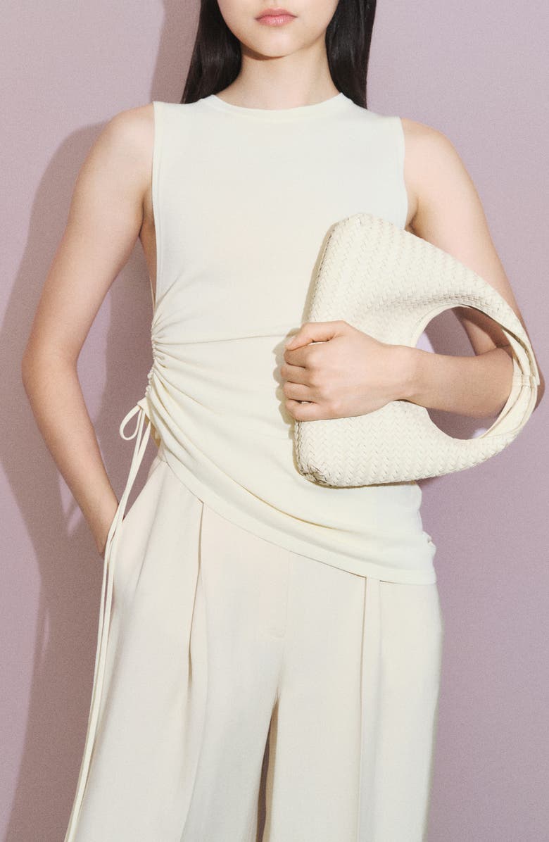 MANGO Side Gathered Tank, Alternate, color, 