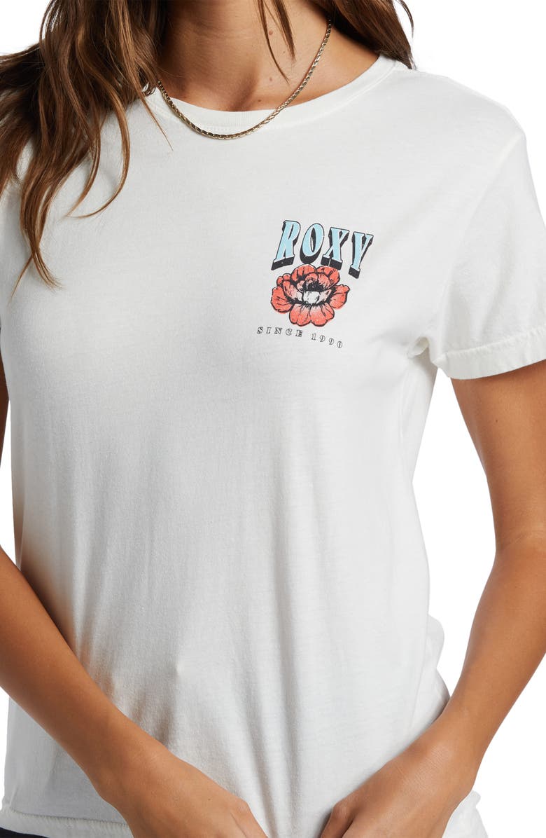 Roxy Iconic Sun Graphic T-Shirt, Alternate, color, 