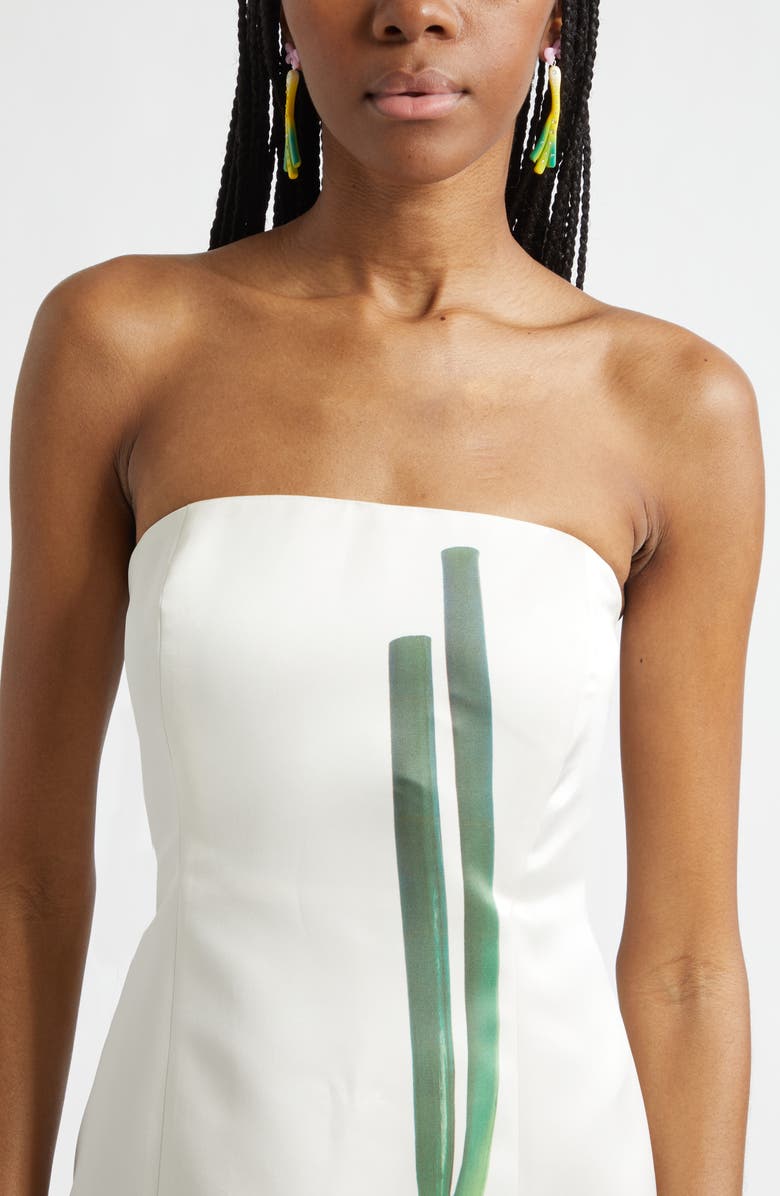 Sandy Liang Scallionette Drop Earrings, Alternate, color, Green Multi