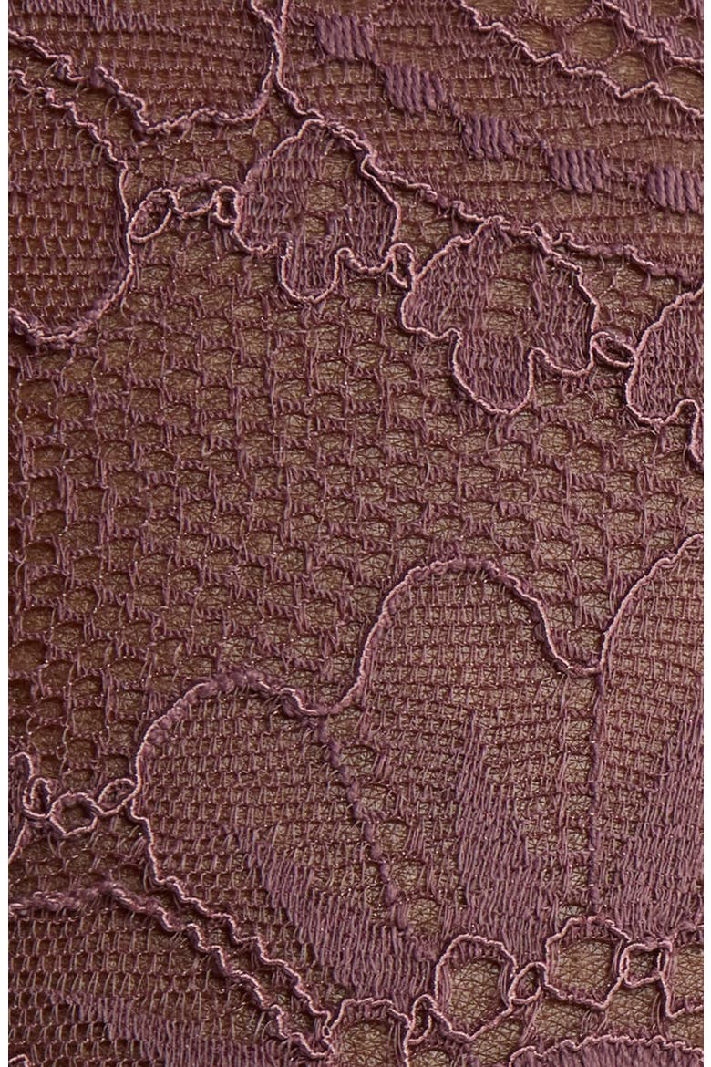 Embleme Lace Tanga Thong, Alternate, color, BYZANTINE