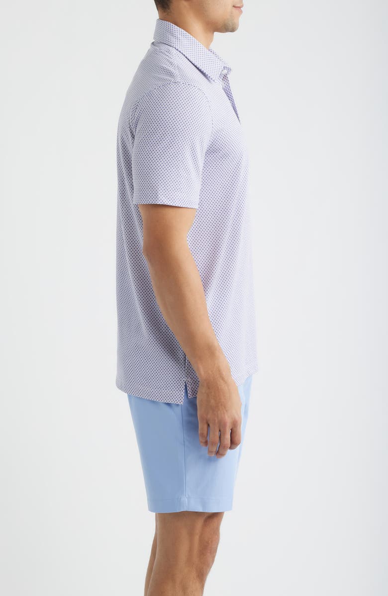 G/FORE All Play Mosaic Print Performance Golf Polo, Alternate, color, Blush