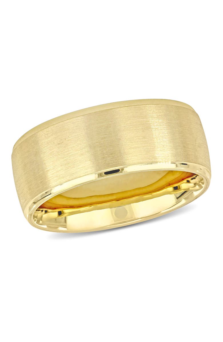 Julianna B. 8mm Brushed Finish Wedding Band 14k, Main, color, 14K Gold