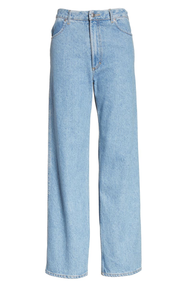 Eckhaus Latta EL Wide Leg Jeans, Alternate, color,