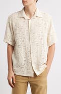 NN07 Freddy Fil Coupé Short Sleeve Button-Up Shirt