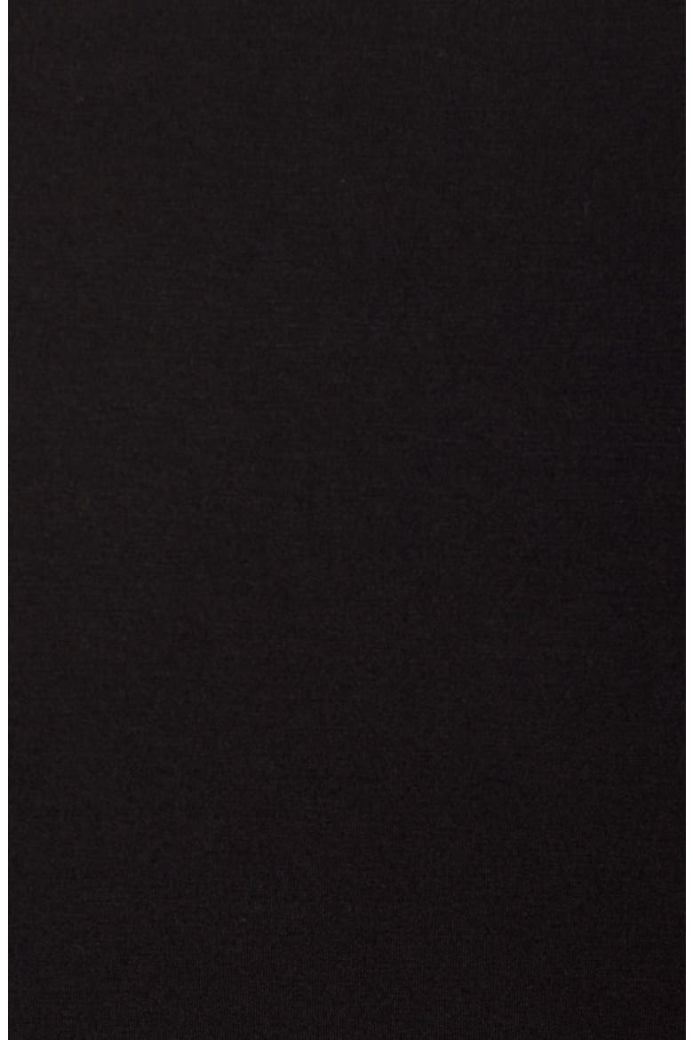 'Lynnea' V-Neck Pocket Tee, Alternate, color, BLACK