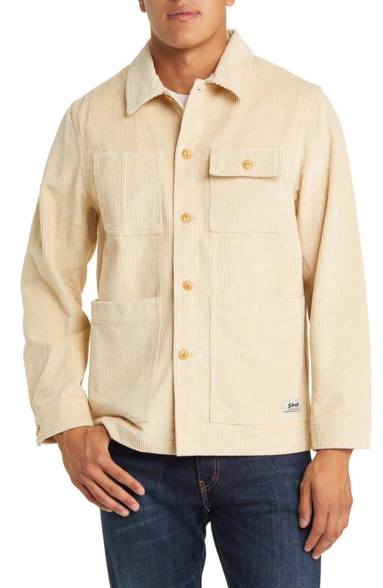Schott NYC Corduroy Chore Jacket, Alternate, color,