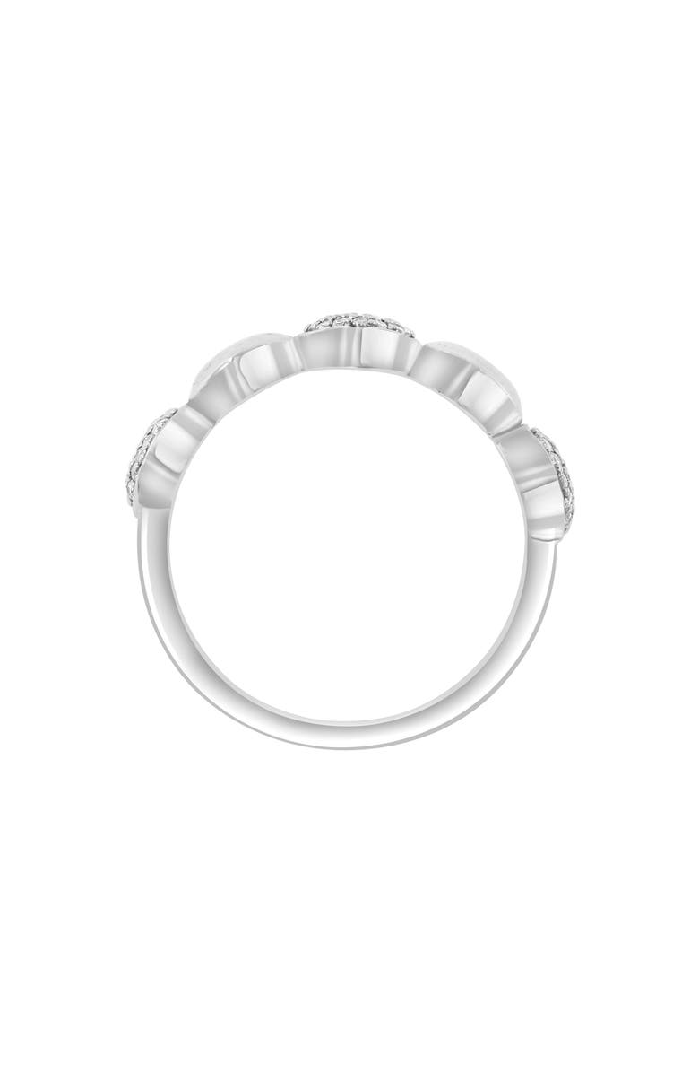 Sterling Silver Heart Ring - 0.18" ctw