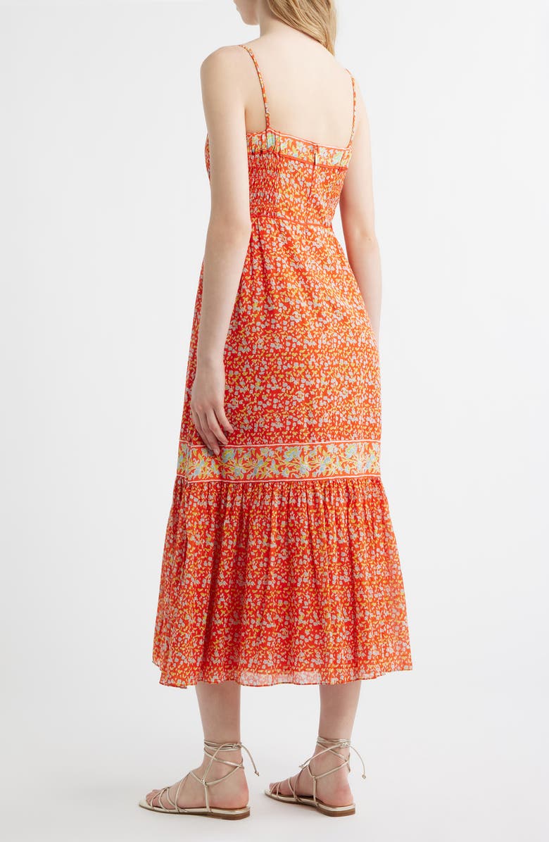 Cleobella Miralani Floral Cotton Blend Sundress, Alternate, color, Solara Print
