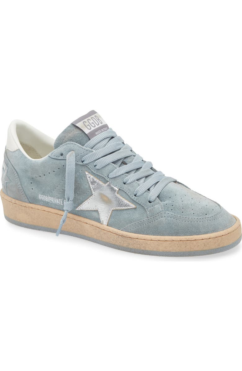 Golden Goose Ball Star Sneaker, Main, color, Blue/ Silver