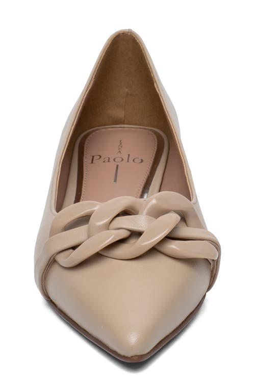 Linea Paolo Nora Pointed Toe Flat In Brown
