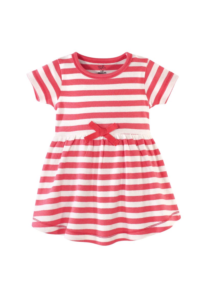 Durable Organic Cotton Short and Long Sleeve Dresses, Alternate, color, Strawberries