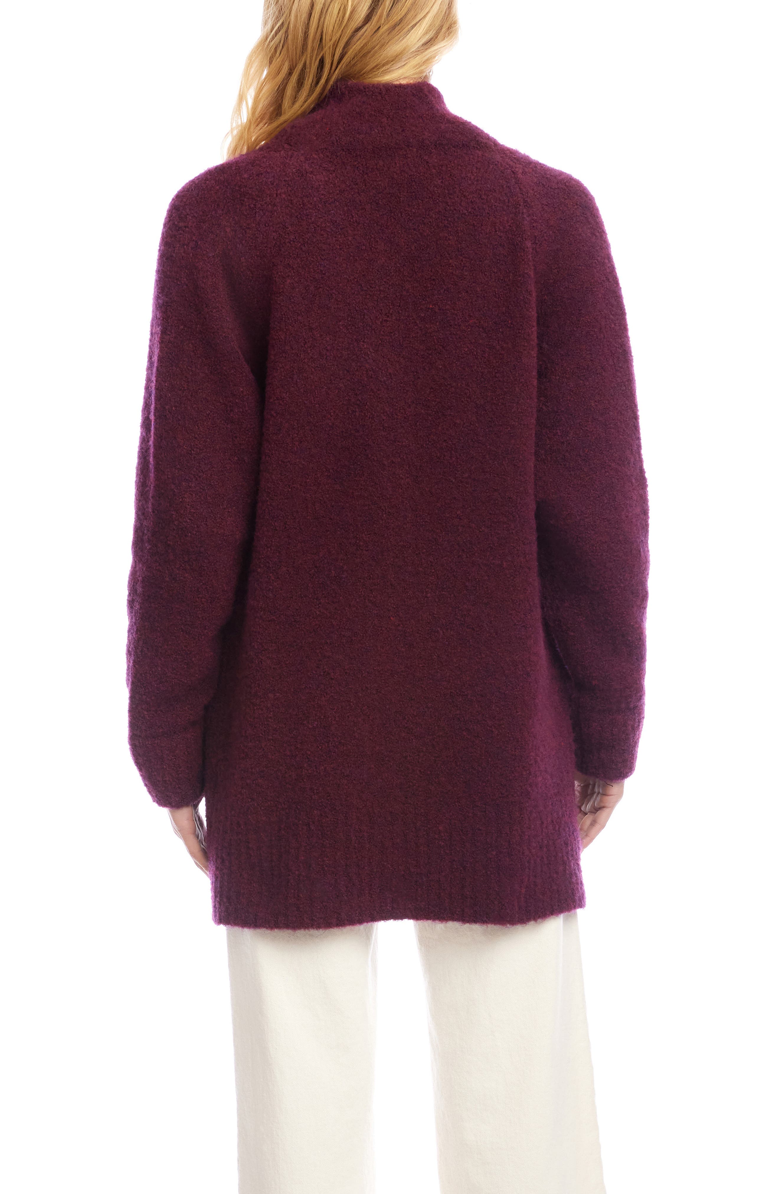 Boucle Open Front Cardigan - image 2