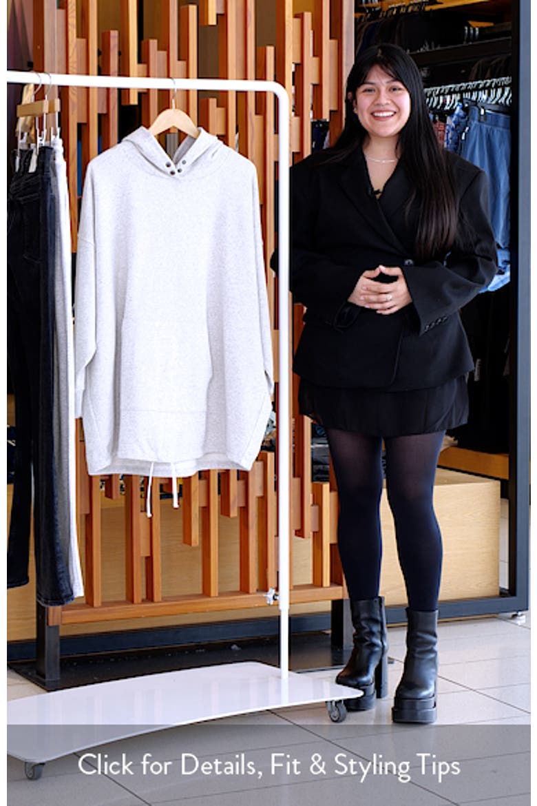 Cotton Blend Tunic Hoodie video