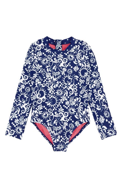 Feather 4 Arrow Icon Rashguard Marine Blue main image 1