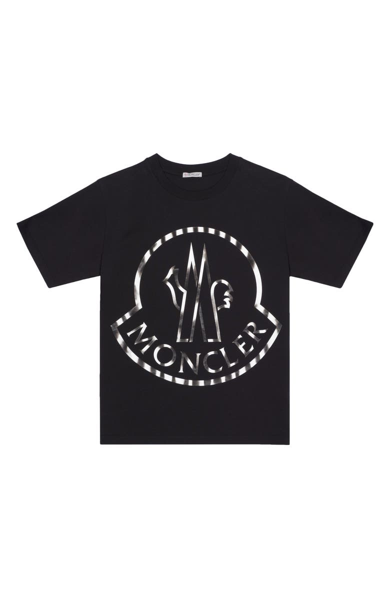 Moncler Oversize Logo Graphic Tee, Alternate, color, 