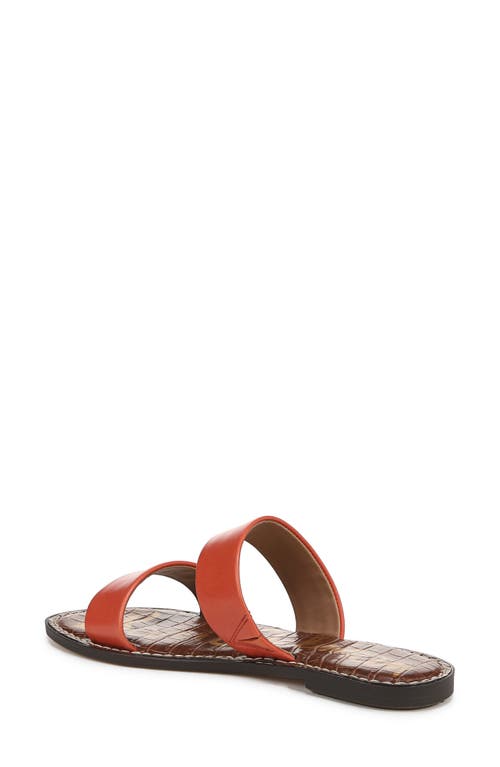 Sam Edelman Gala Slide Sandal In Orange Sunrise