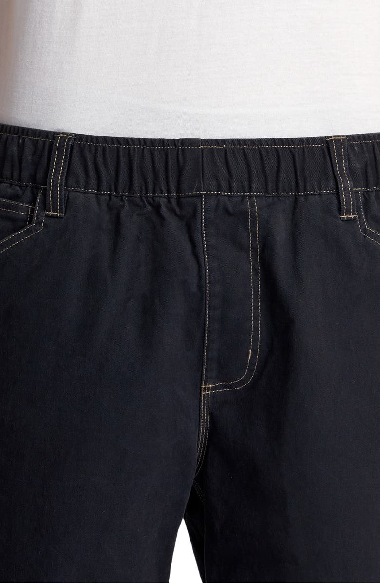 RVCA Americana Elastic Waist Stretch Cotton Carpenter Shorts, Alternate, color, 