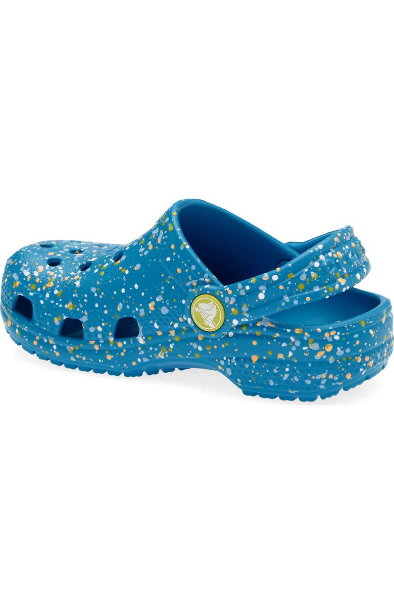 CROCS Kids' Classic Paint Splatter Clog, Alternate, color, Marina/Multi