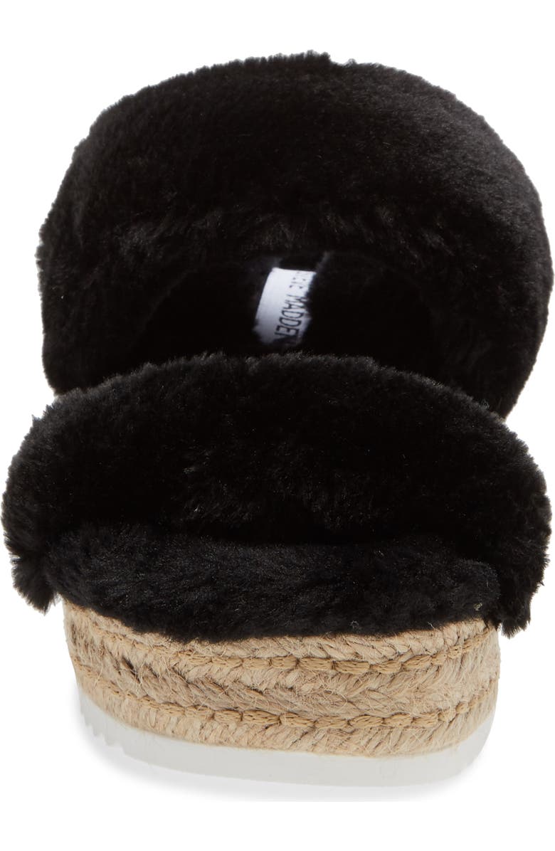Steve Madden Katana Faux Fur Platform Slipper, Alternate, color,