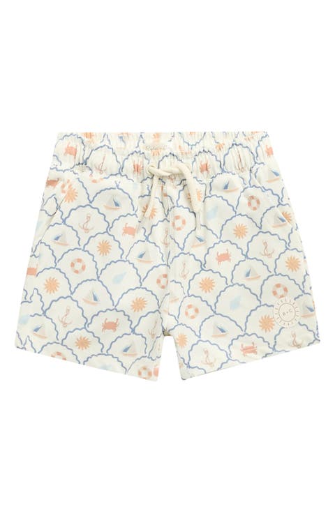 Nautical Print Board Shorts (Baby)