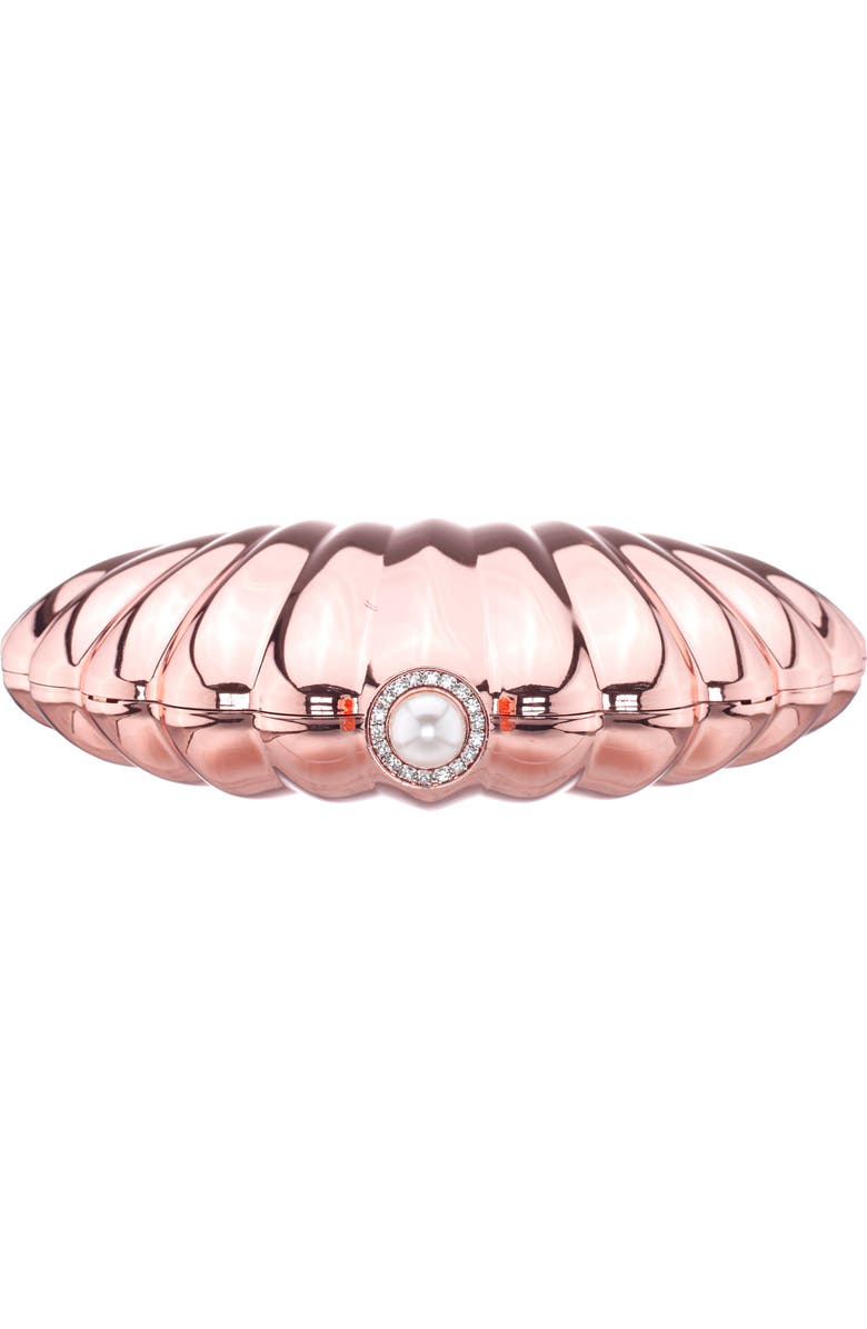 Nina Mariam Shell Clutch, Alternate, color,