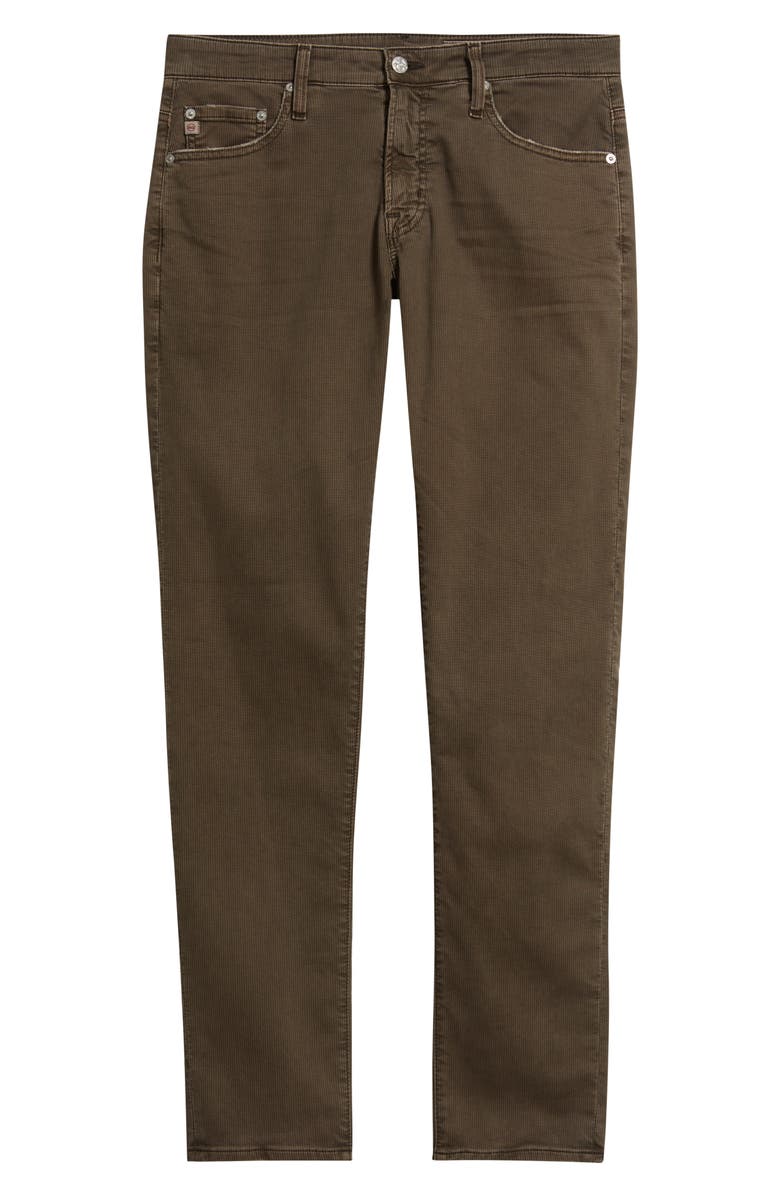 AG Tellis Slim Fit Corduroy Pants, Alternate, color, Sulfur Brown Slate