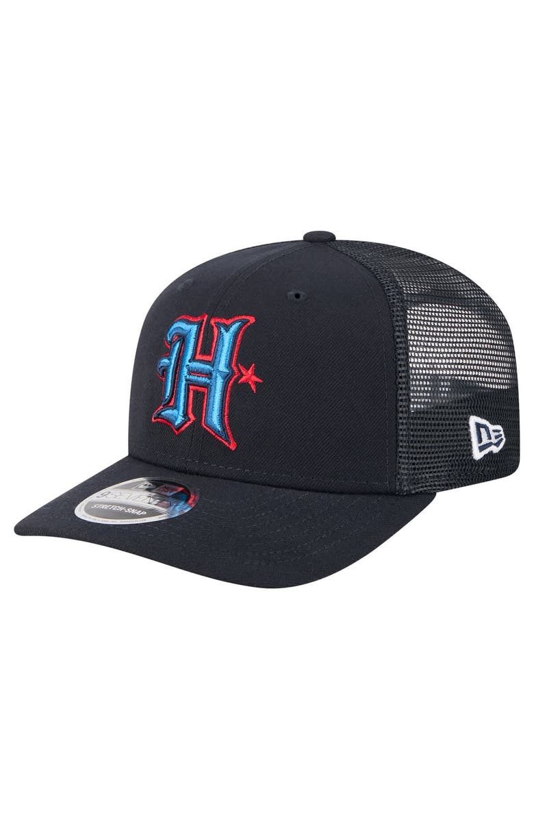 New Era Men's New Era  Navy Houston Texans Team Collection 9SEVENTY Stretch-Snap Adjustable Hat, Main, color, 