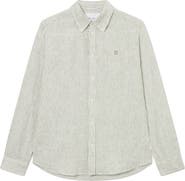Les Deux Kristian Linen Button-Up Shirt