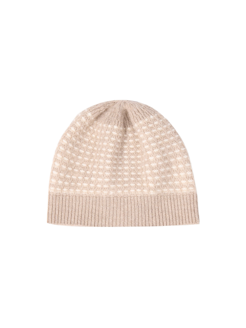 Cashmere Waffle Knit Hat
