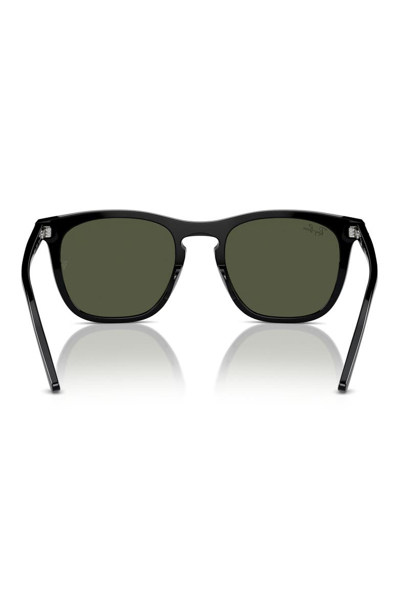 53mm Square Sunglasses, Alternate, color, BLACK