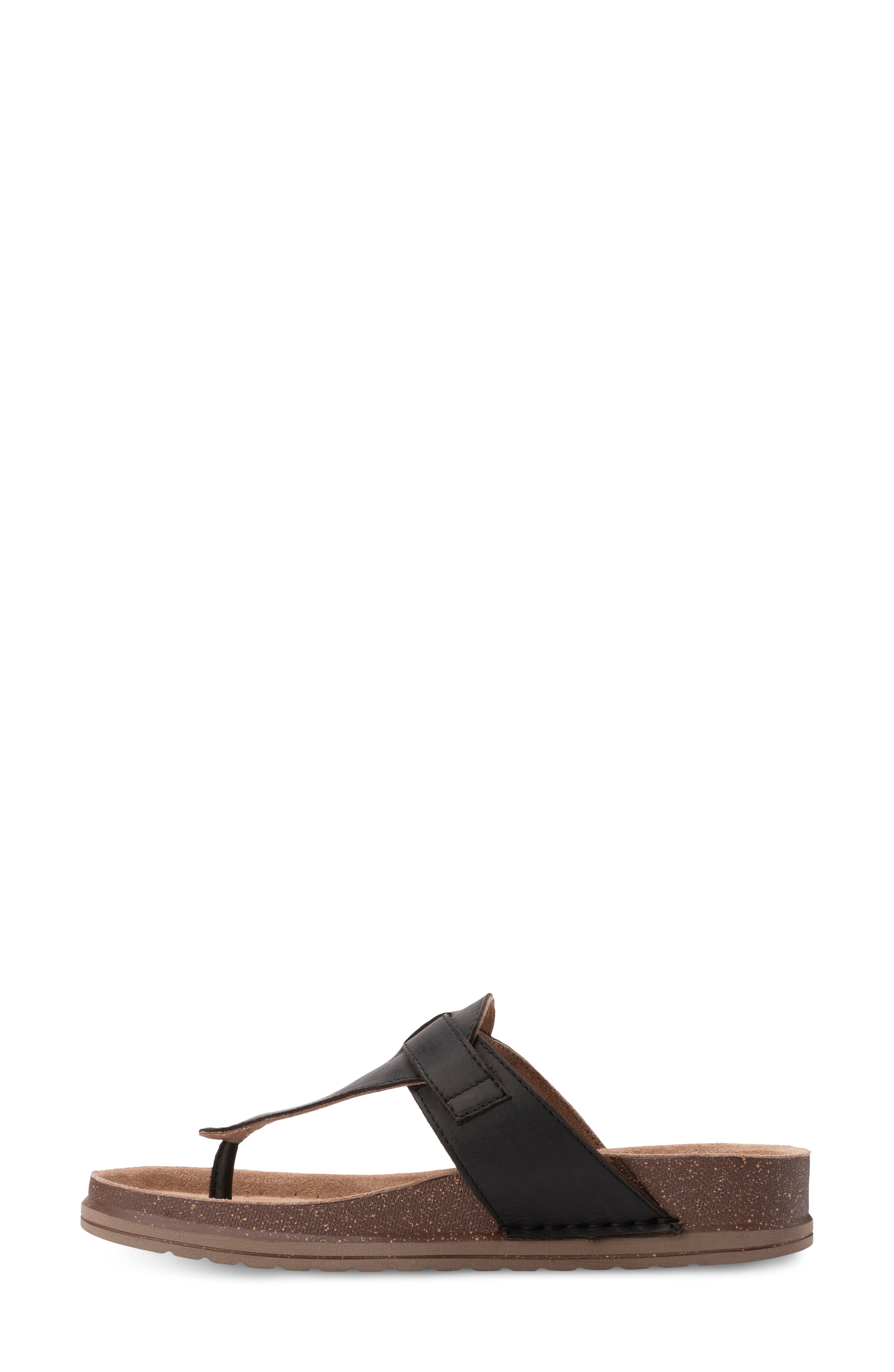 Brya Platform Wedge Flip Flop, Alternate, color, BLACK