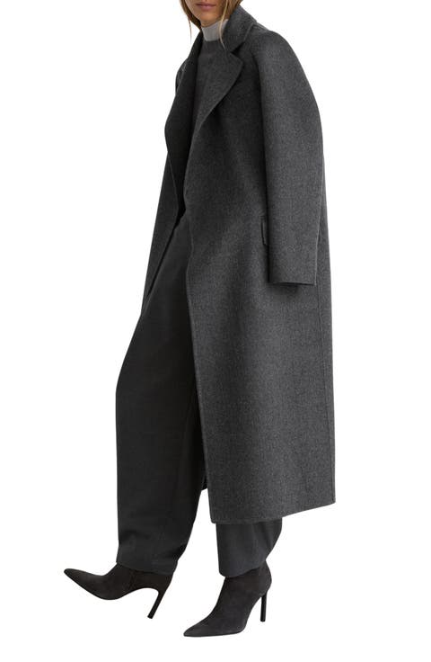 Marlowe Wool Blend Belted Coat