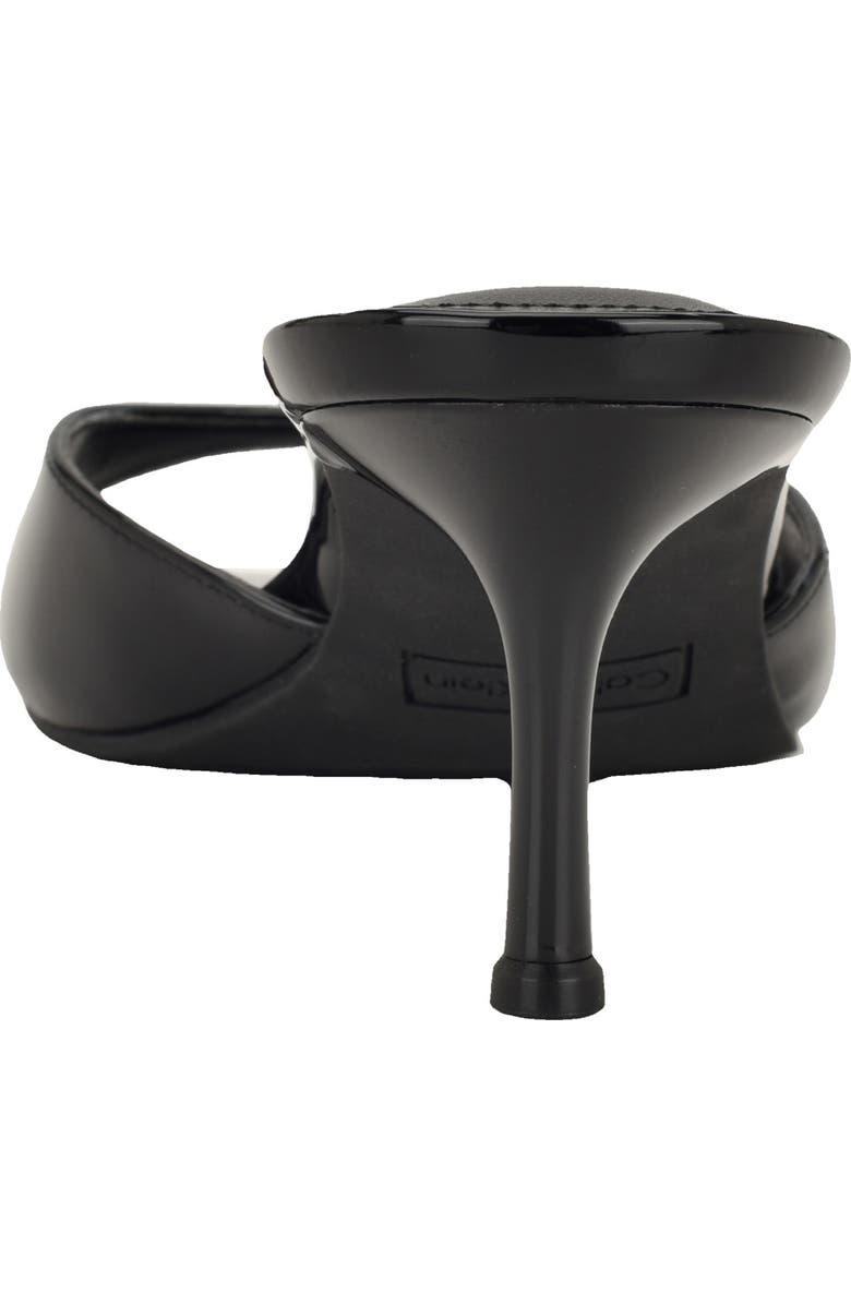 Calvin Klein Vixie Slide Sandal, Alternate, color, Black Patent