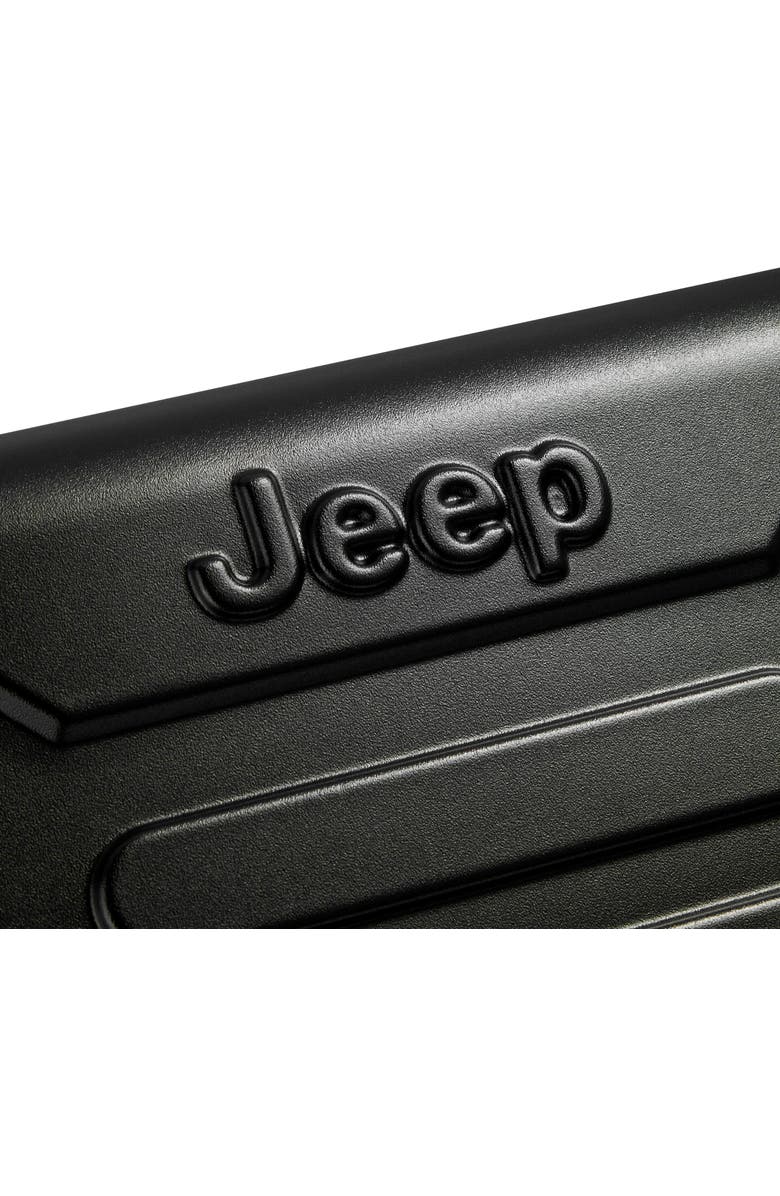 JEEP JH004C Carry-On 20 Inch Hardside Expandable Luggage with Spinner Wheels, Alternate, color, Black