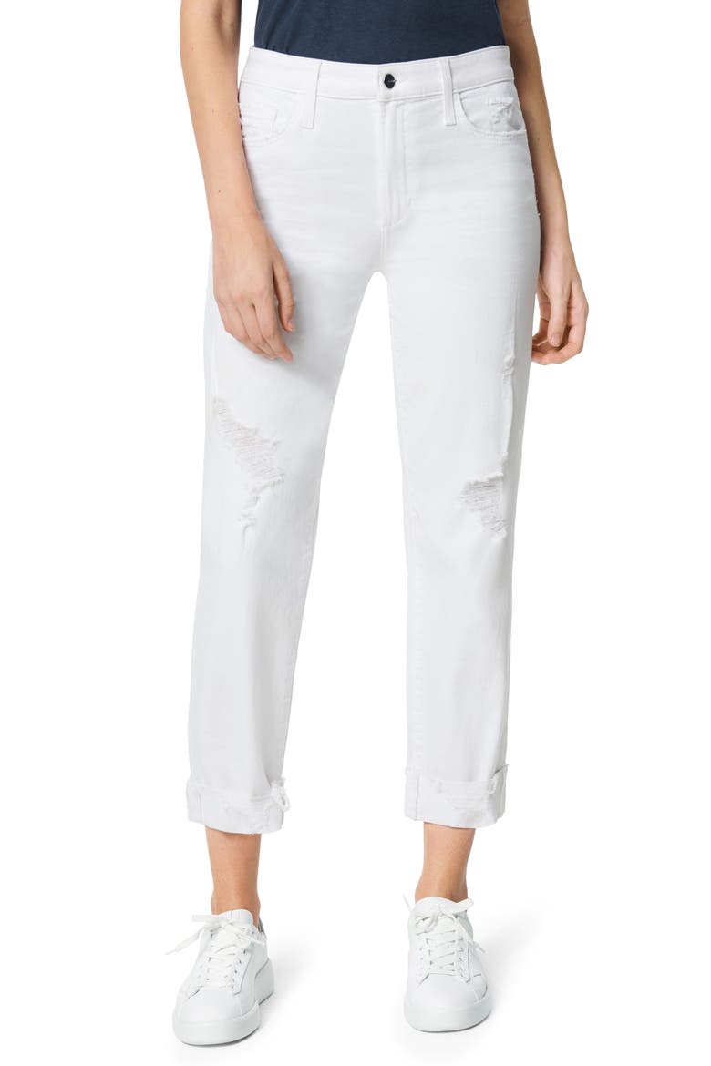 The Scout Distressed Ankle Straight Leg Jeans, Main, color, DREAMY