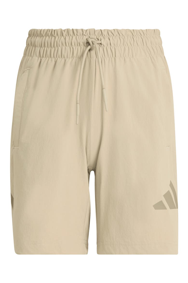 Kids' Z-N-E Woven Travel Shorts, Main, color, WONDER CARGO/ CLAY