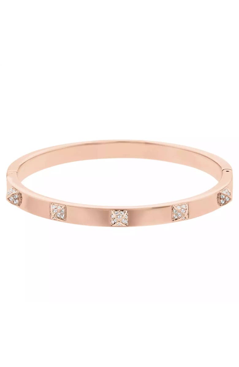 Mazin Jewels Pave Pyramid Bangle, Main, color, 